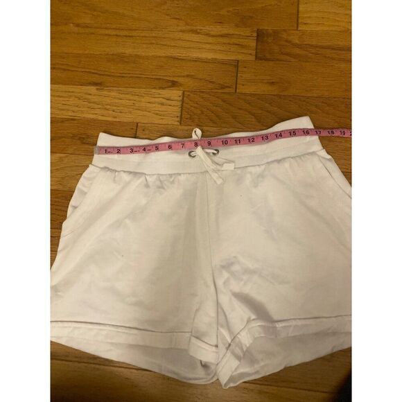 The Sweatshirt Project women's White casual comfort Drawstring sweat Shorts XL - Picture 6 of 8